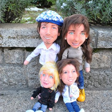 muñecos personalizados mini yo de familia argentina