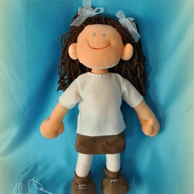 compra muñeca personalizada de trapo para niñas hecha a mano