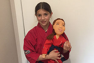 muñeca personalizada con la cara de tu hija a partir de fotos artesanal