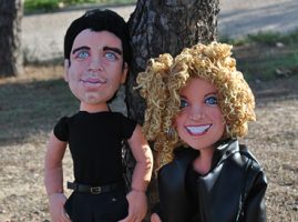 muñecos personalizados Grease mini yo de trapo
