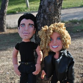 muñecos personalizados Grease mini yo de trapo