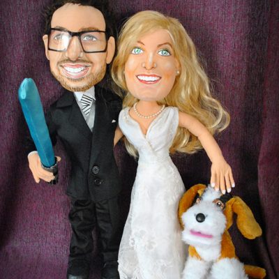 muñecos personalizados de pareja hechos a mano de trapo
