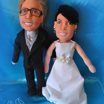 muñecos novios personalizados hechos a mano boda