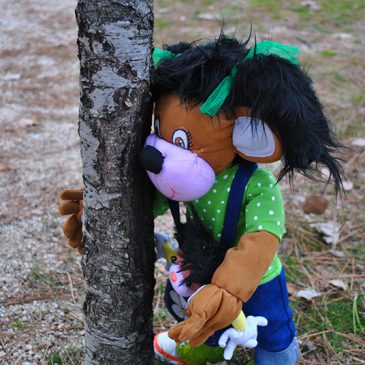 muñecas de trapo personalizadas de mascotas Pelitos y Peloncho para niños