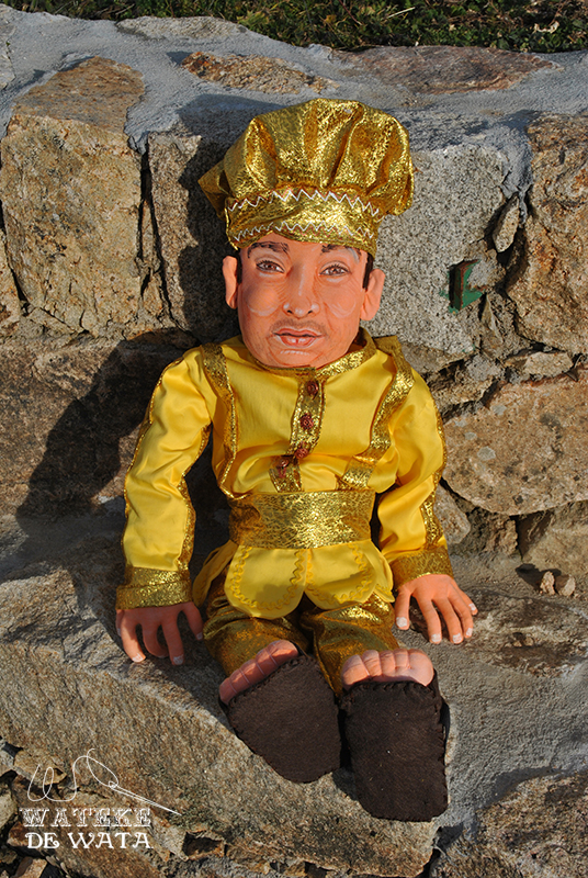 muñeco Oshun personalizado con tu cara, realista, figura articulada hecha a mano