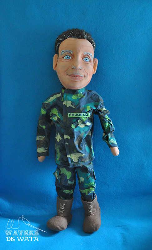 muñecos personalizados de profesiones, mini yo de militar