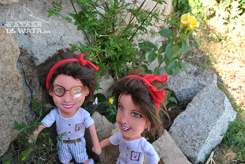 muñecas retrato personalizadas para niñas, hechas a mano