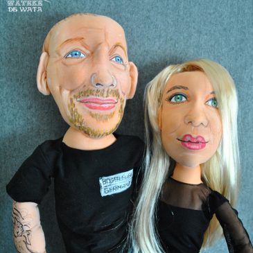 muñecos de trapo personalizados, figuras novios reales