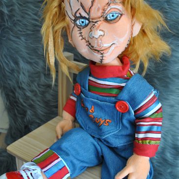 muñecos personalizados a partir de fotos, peluche Chucky con tu cara