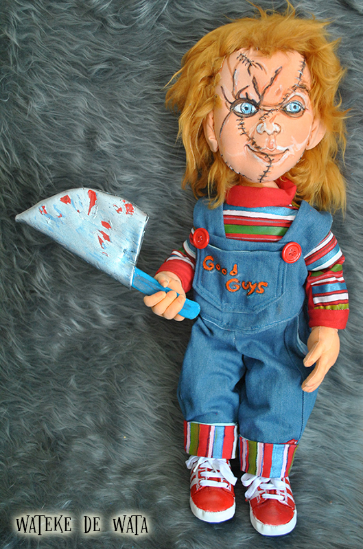 muñecos personalizados para regalar hechos a mano, venta figura Chucky tamaño real