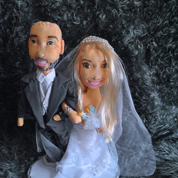 muñecos personalizados pareja boda hechos a mano