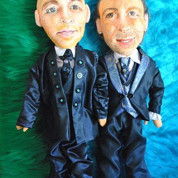 muñecos personalizados para regalar novios