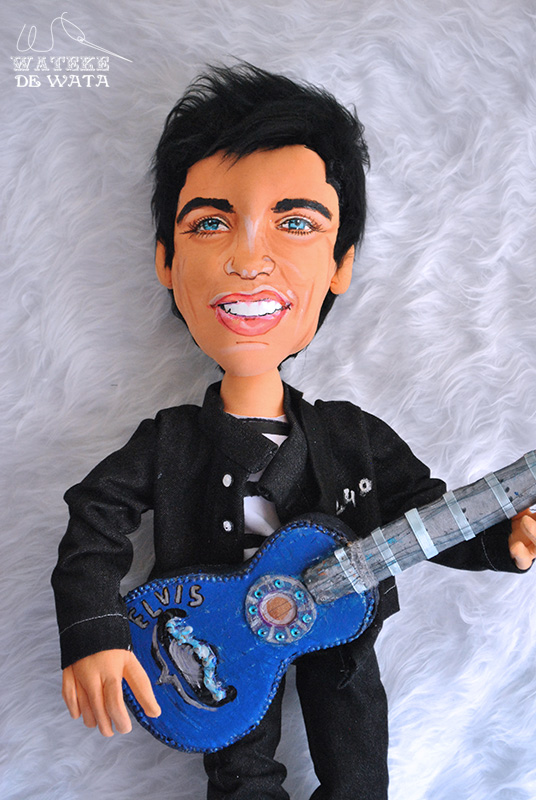 figura Elvis Presley personalizada de trapo