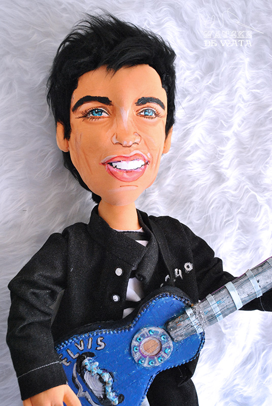 venta muñecos personalizados Elvis Presley con tu cara a partir de fotos